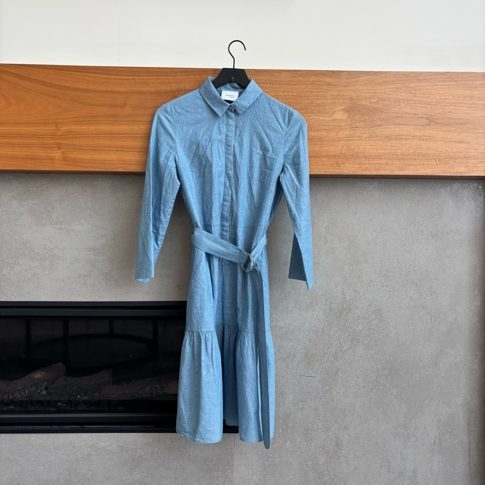 Akris Punto Midi Shirt Dress, Size S